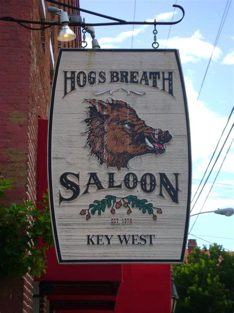 Hogs breath saloon - Hog's Breath Saloon is located in Key West, FL! ... Hog’s Breath Saloon offers live music, great food and drinks, a raw bar, and our world famous T-shirts and clothing. Hog’s breath is better than no breath at all! Hog's Breath Saloon Key West. 400 Front Street, Key West, FL 33040 ph: (305) 296-4222